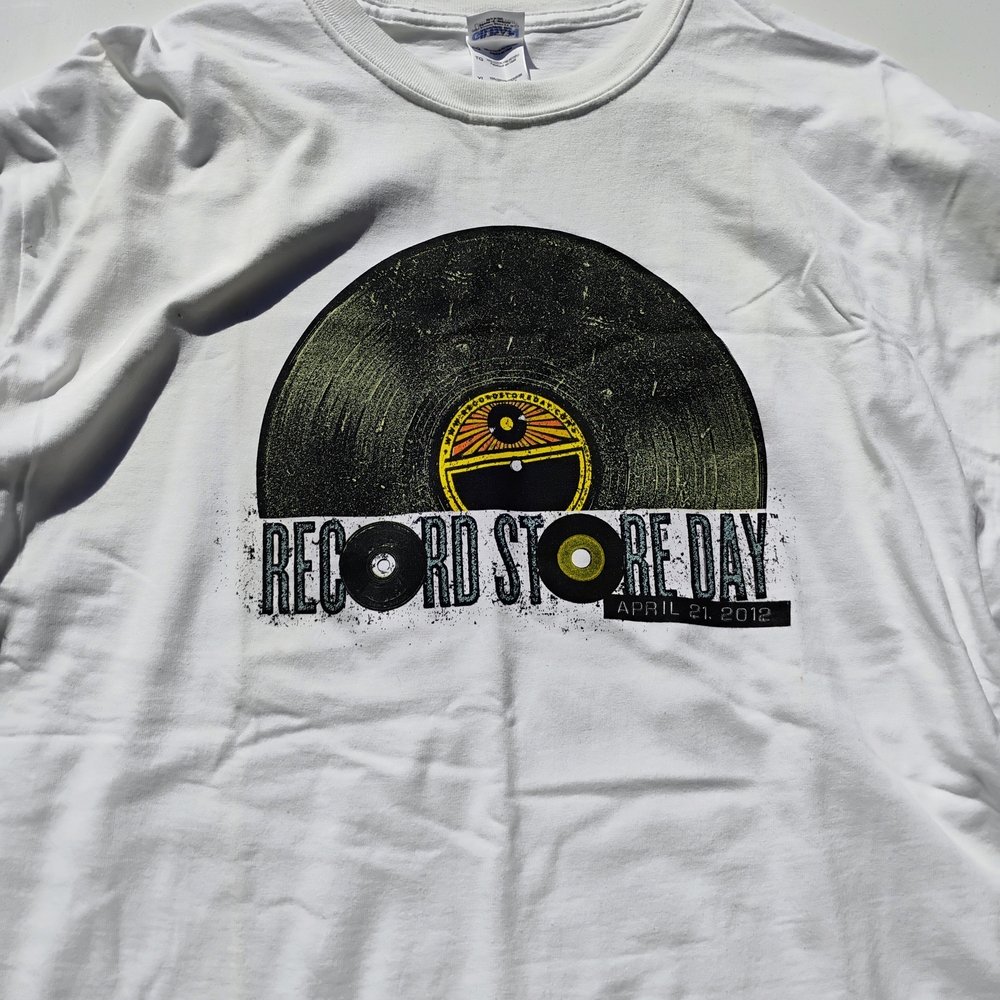 White Record Store Day Graphic T-Shirt